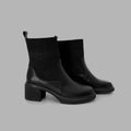 Blvck Monogram Ankle Boots