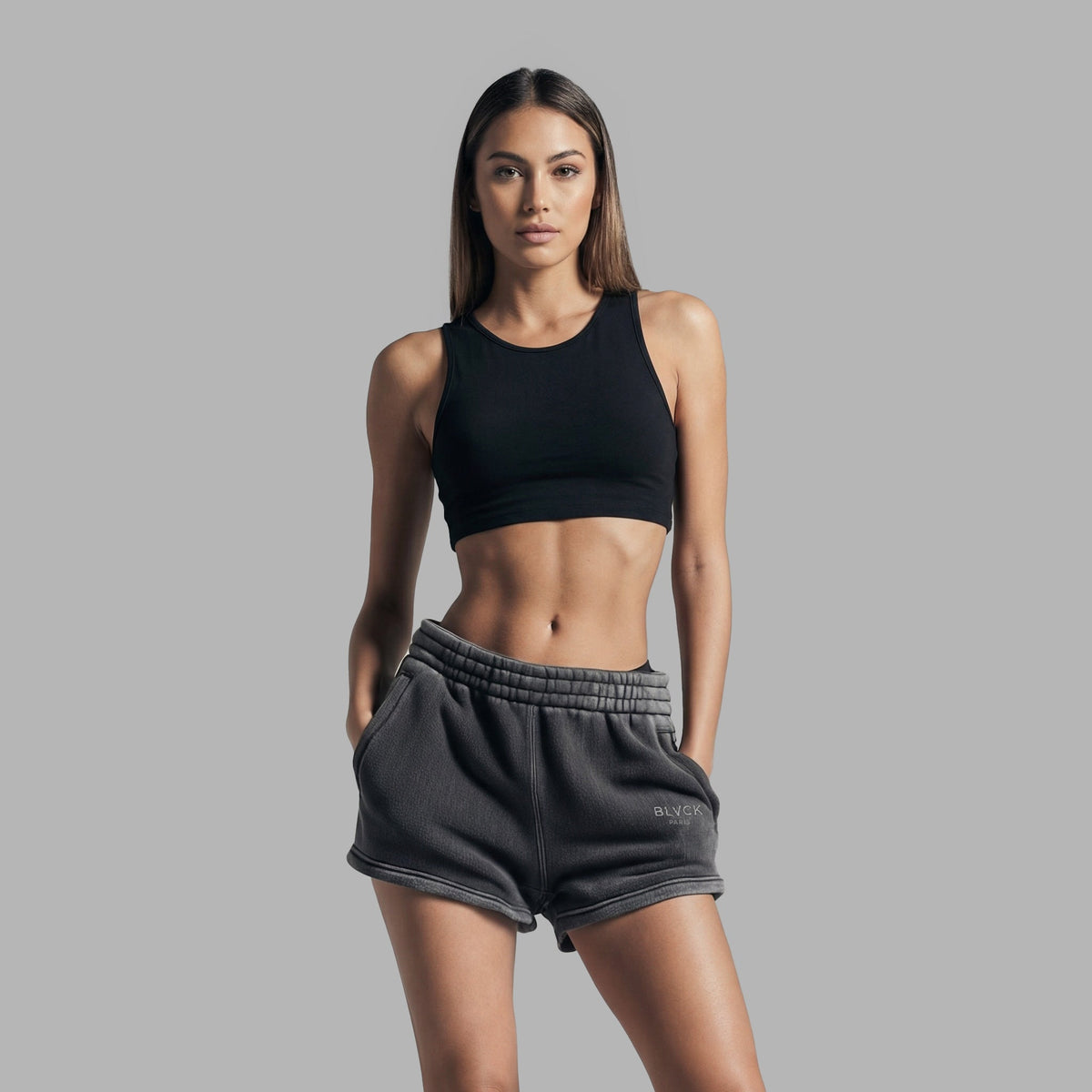 Acid Wash Mini Shorts