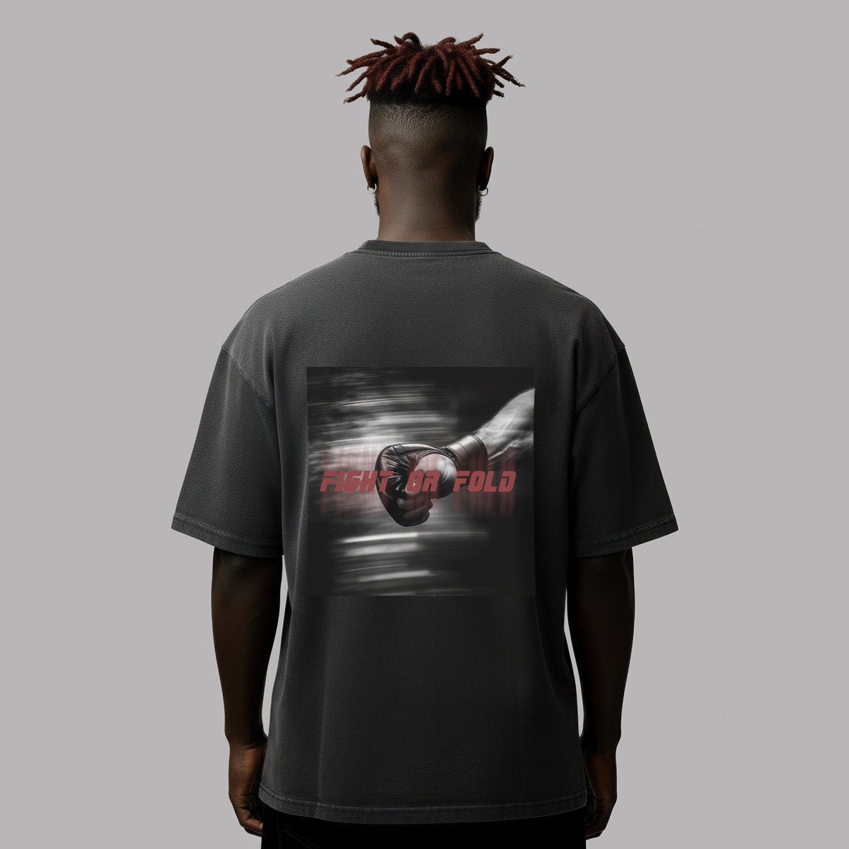 Blvck x UFC Acid Wash Tee