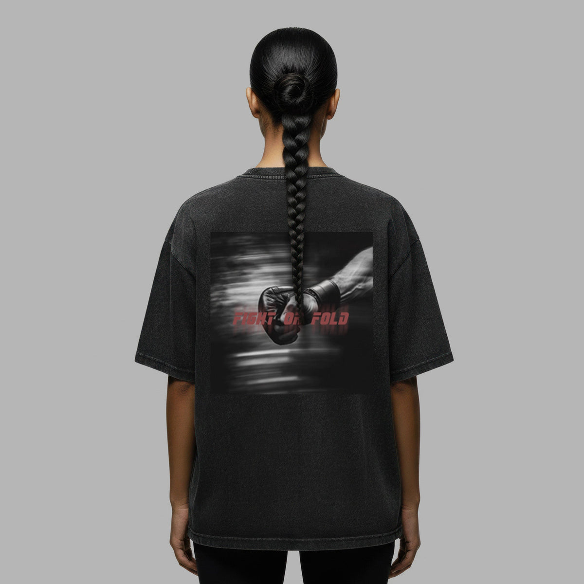 Blvck x UFC Acid Wash Tee