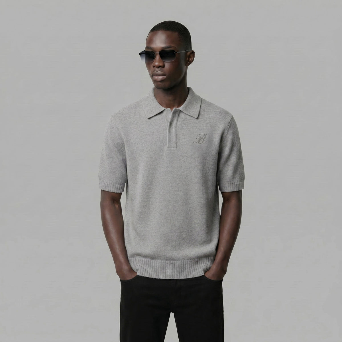Blvck Brushed Wool Polo