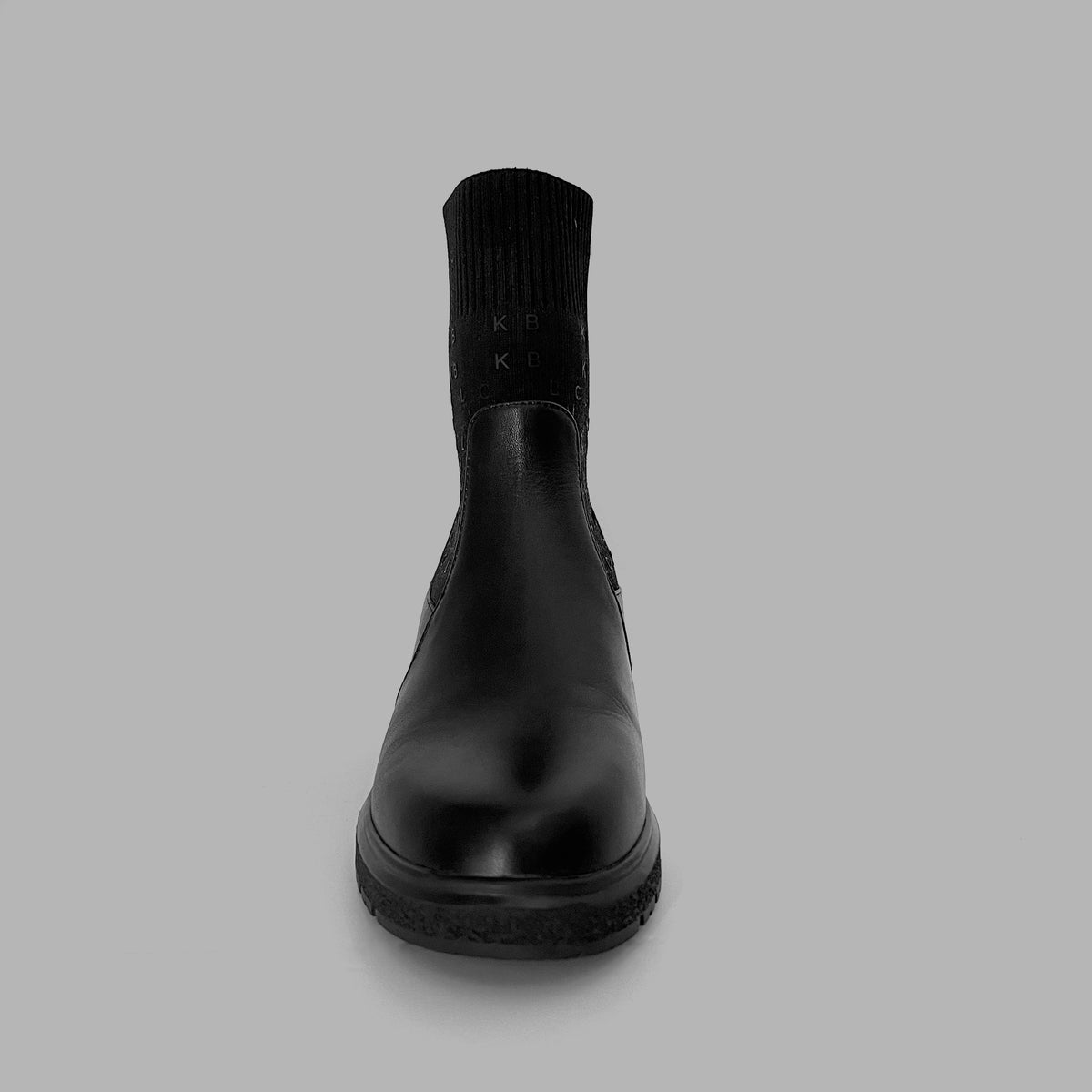 Blvck Monogram Ankle Boots