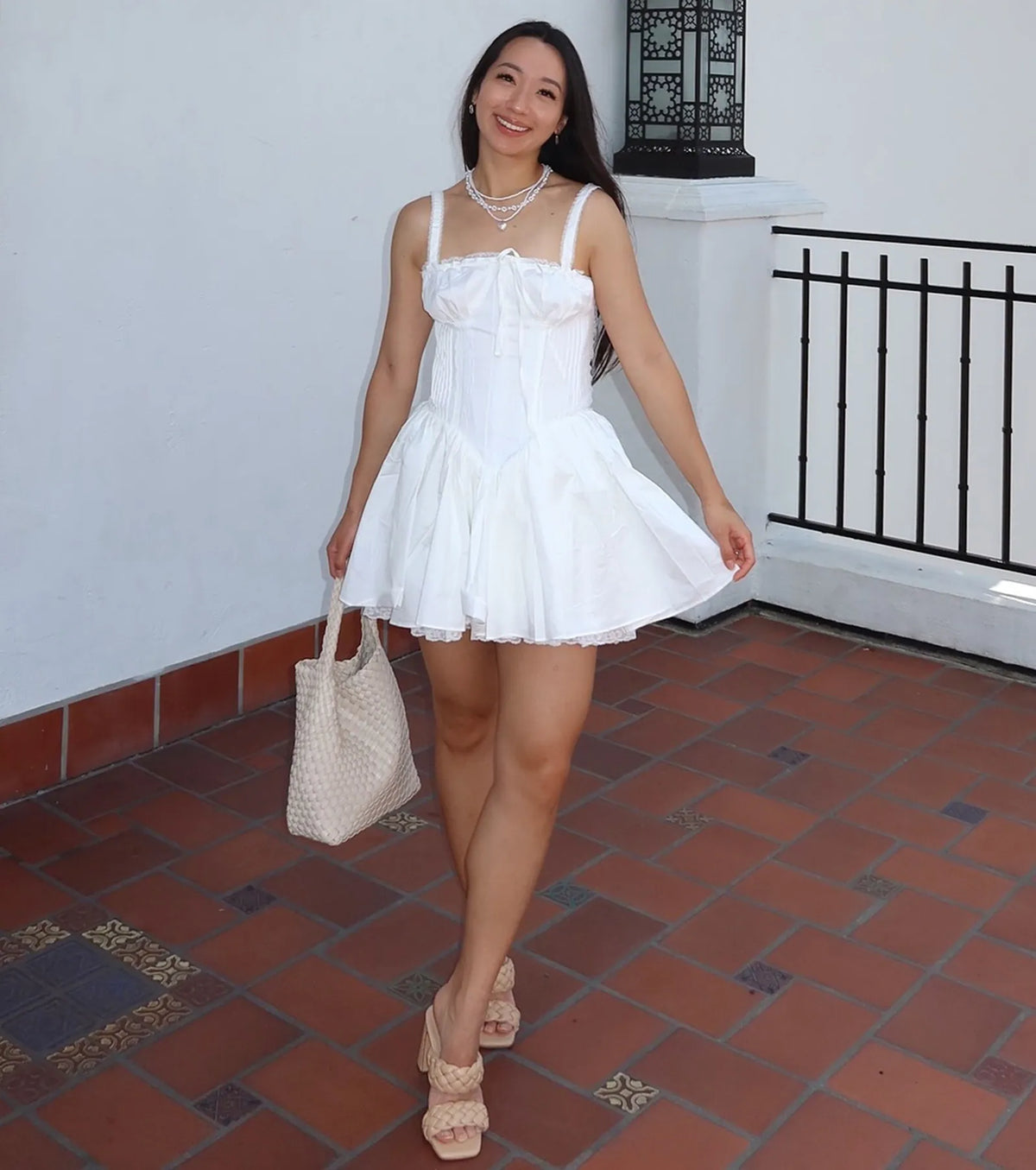 So Darling Woven Drop-Waist Skater Dress