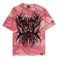 Inkfall (Pink) - Oversized T-Shirt (200GSM)