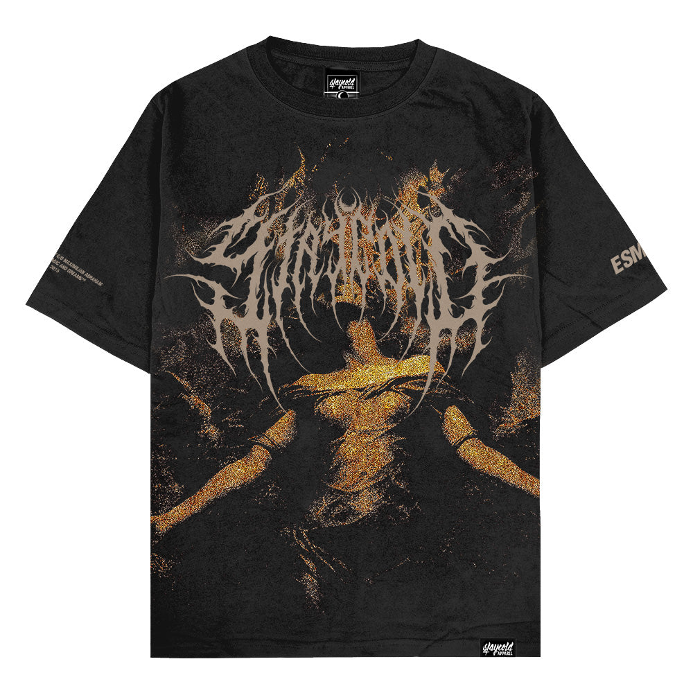 Skinwalker (Black) - Oversized T-Shirt (200GSM)