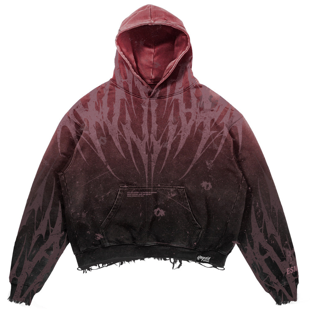Thornbreaker (Rusty Red) - Heavy Oversized Hoodie (400GSM)