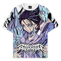 Geisha Reaper (Allover) - Oversized T-Shirt (200GSM)