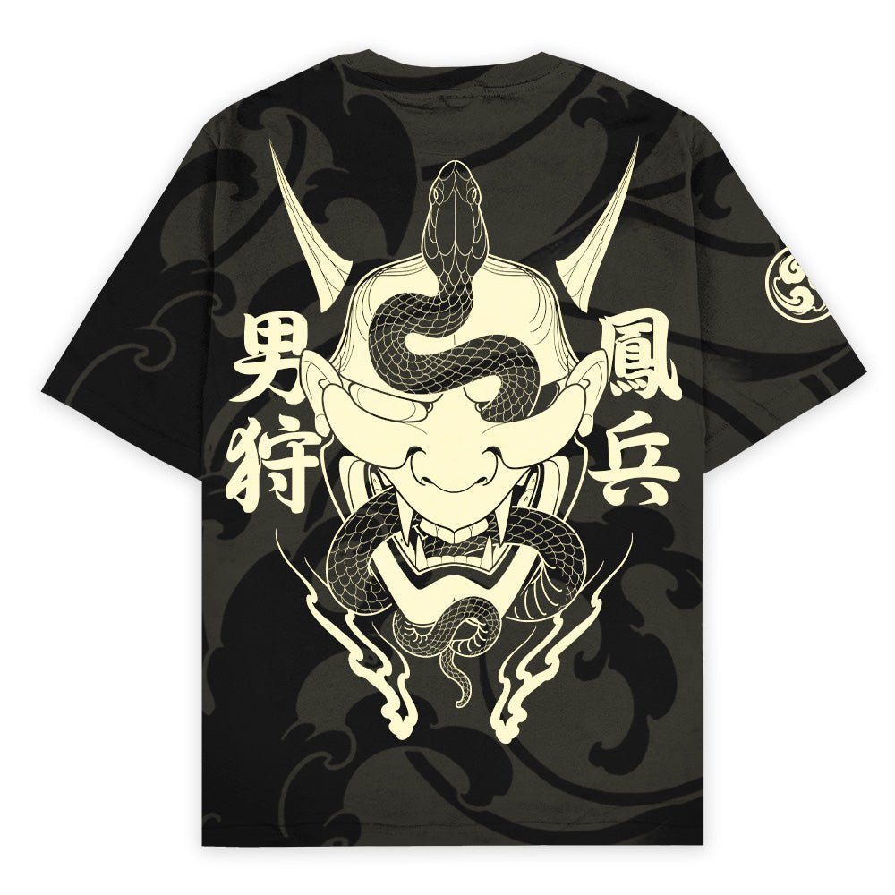 Yamas Judgement (Black) - Oversized T-Shirt (200GSM)