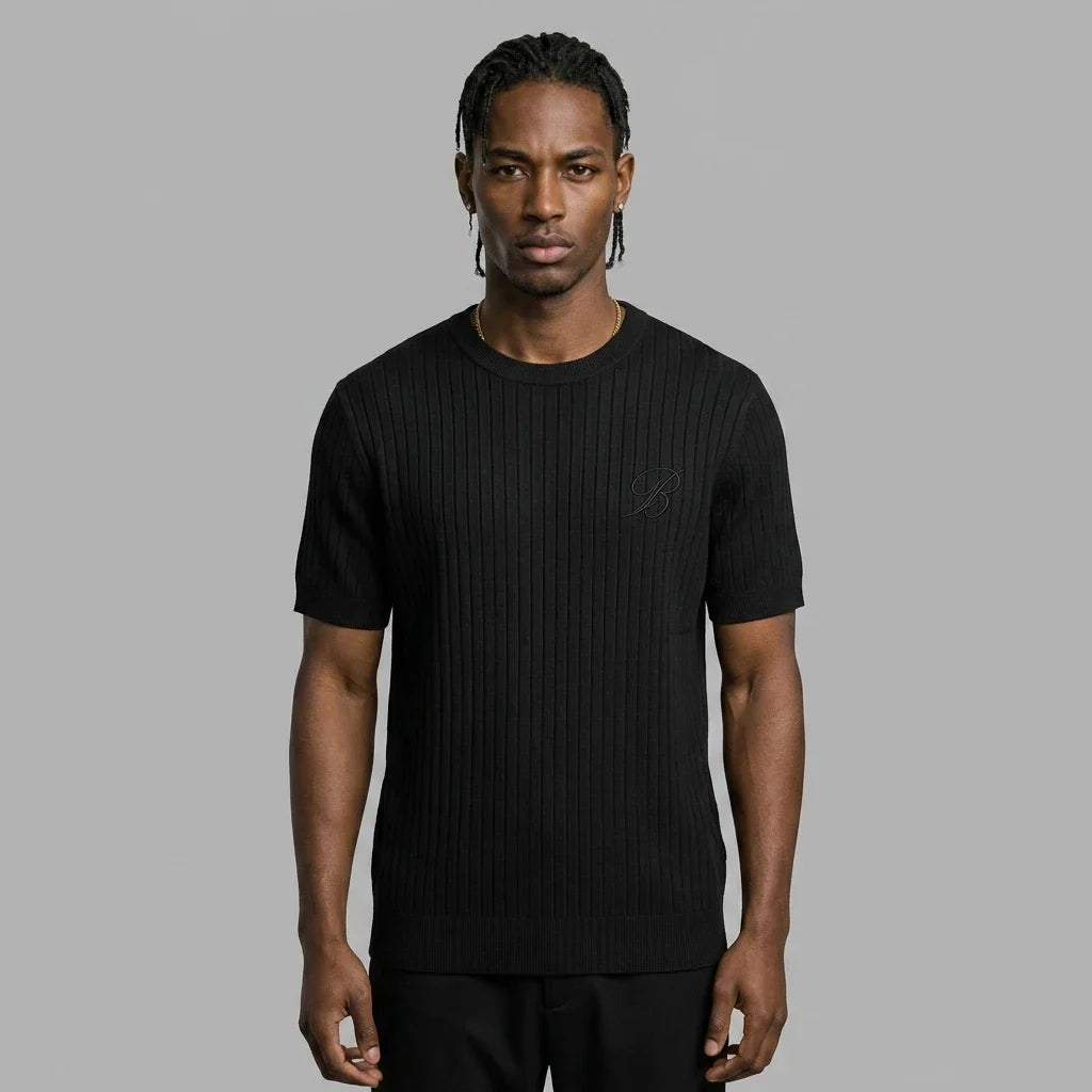 Blvck Ribbed Tee