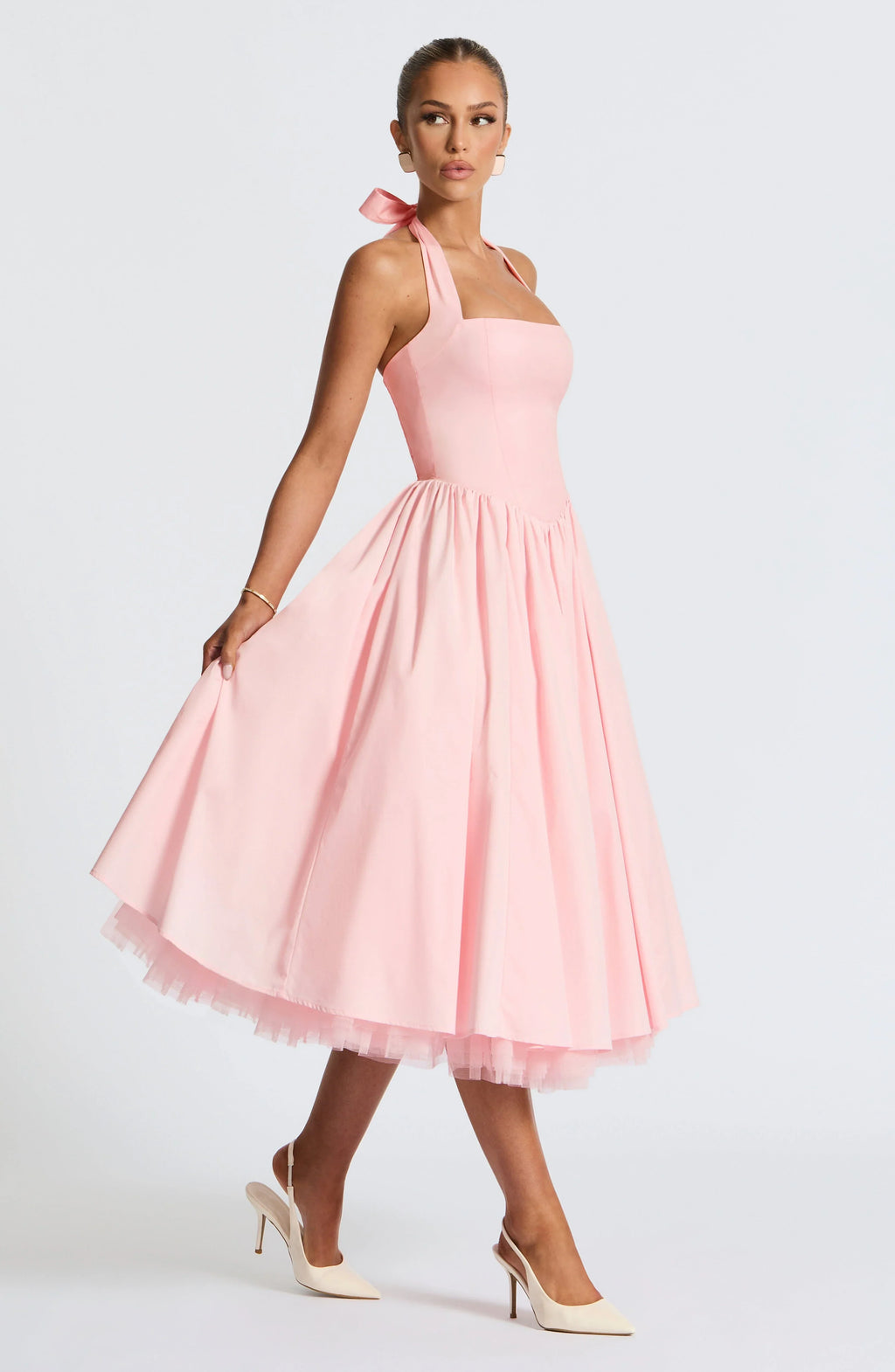 Cressida Midi Dress - Blush