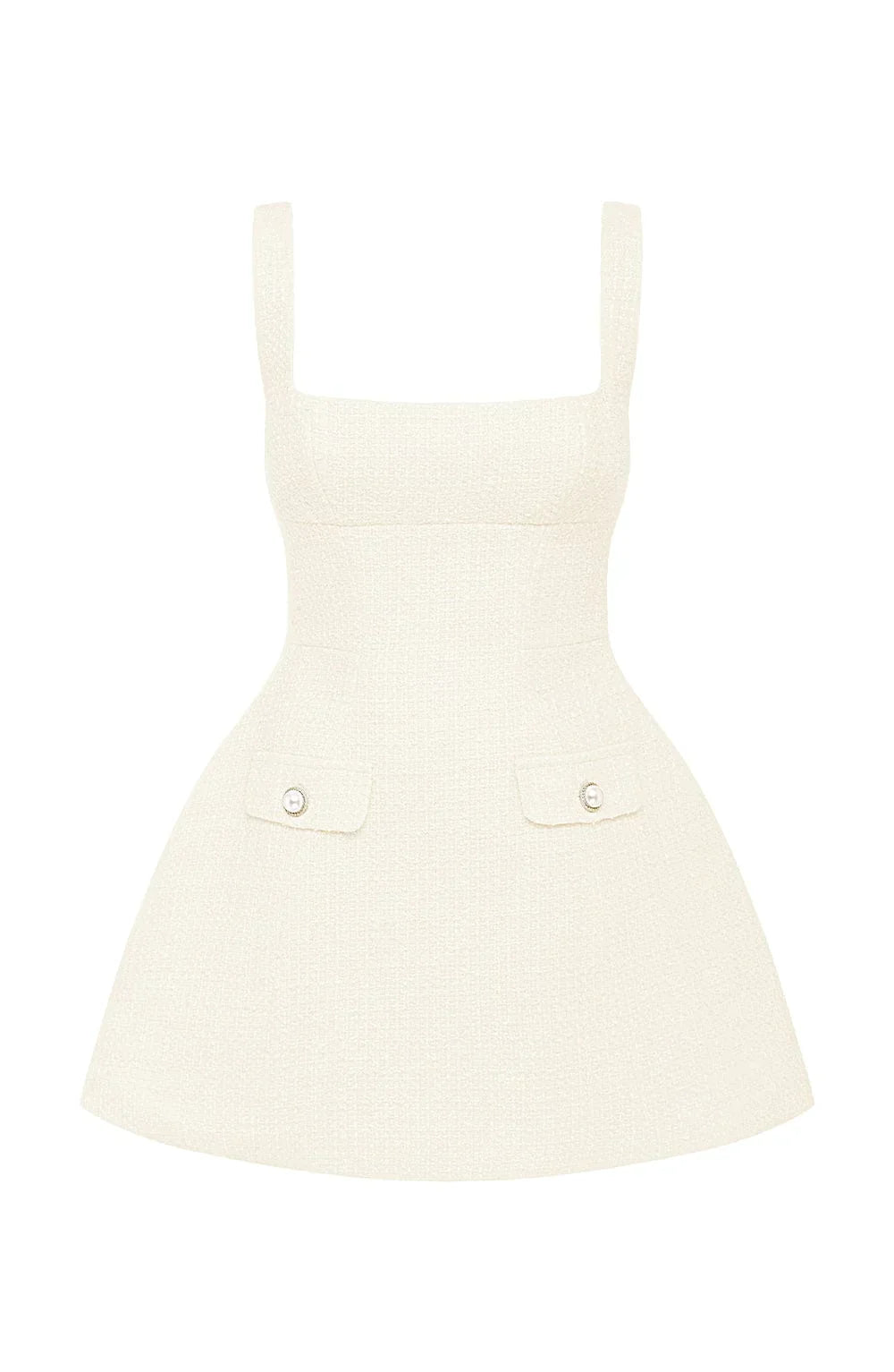Bessie Mini Dress - Ivory
