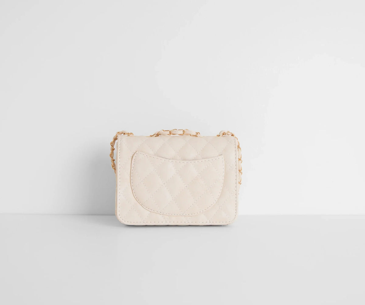 A New York Minute Faux Leather Crossbody Purse