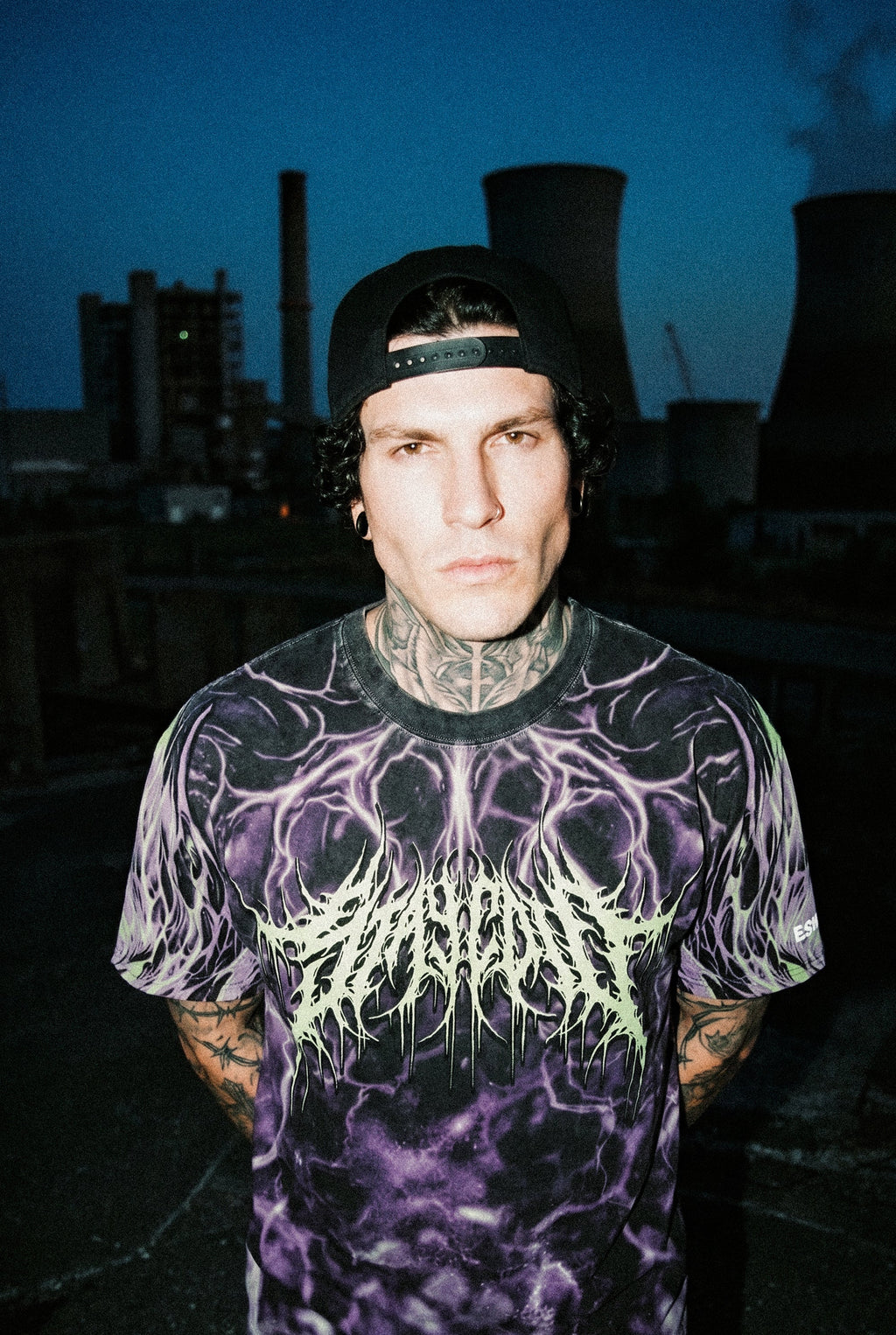 Alphawolf (Allover) - Heavy Oversized T-Shirt (250GSM)