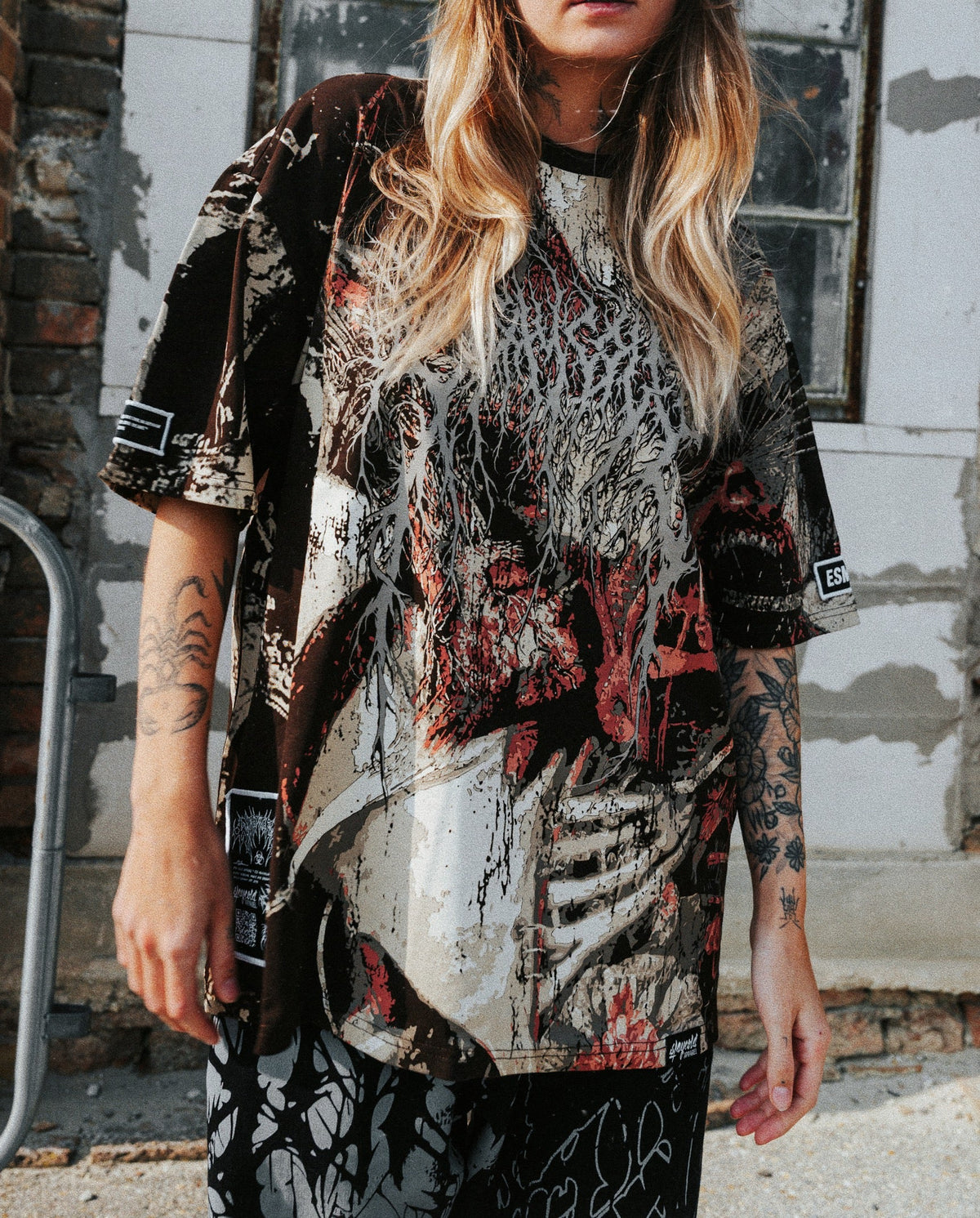 Bloodstained (Custom) - Heavy Oversized T-Shirt (250GSM)