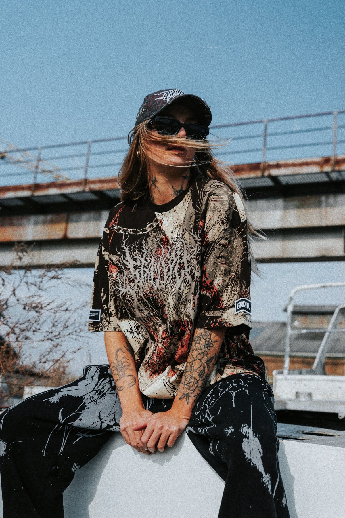 Bloodstained (Custom) - Heavy Oversized T-Shirt (250GSM)