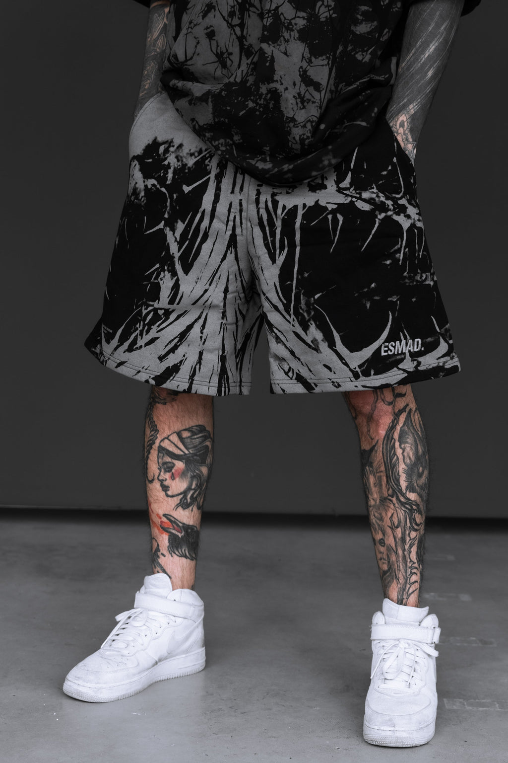 Boneflow (Grey) - Prime Shorts (350GSM)