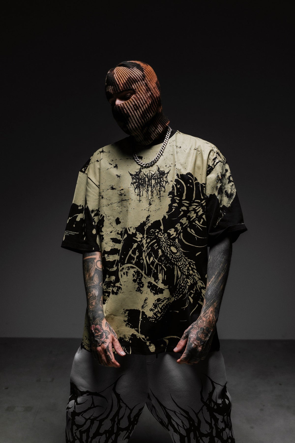 Bonesmoker (Black) - Oversized T-Shirt (200GSM)