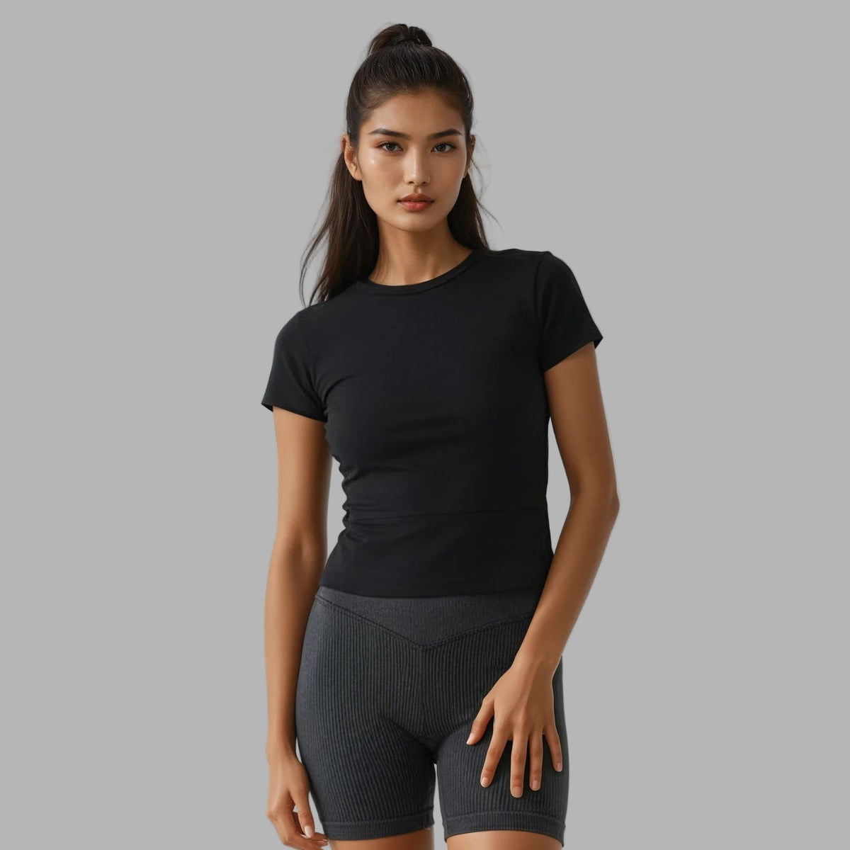 Blvck Tee with Built In Bra