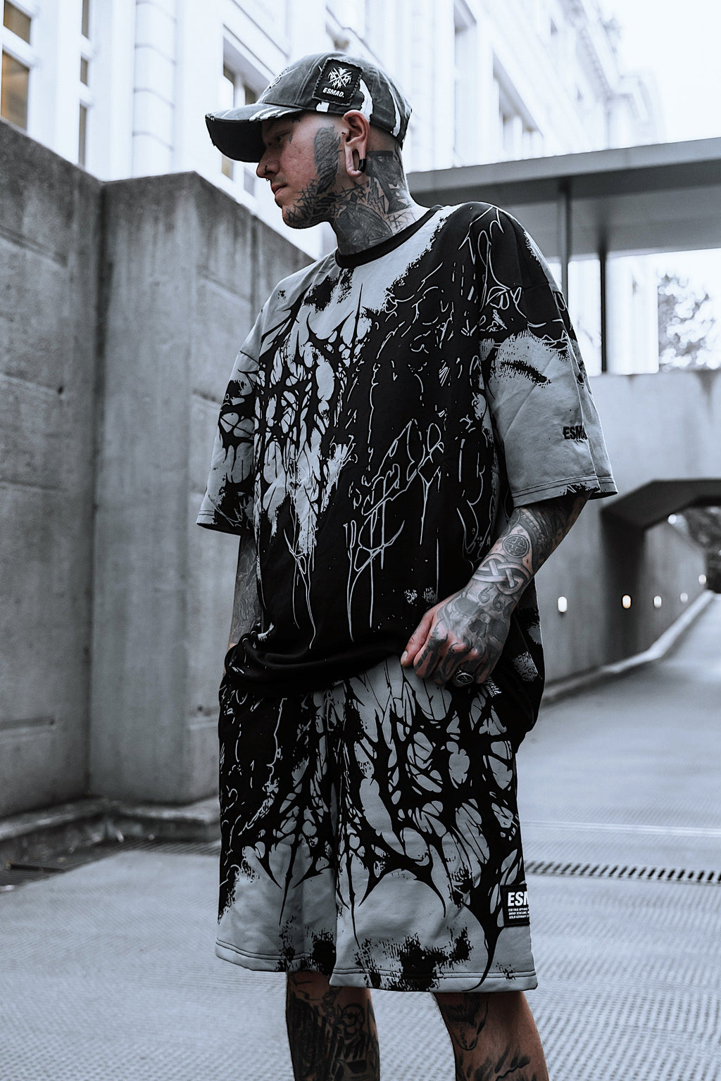 Daggerwave (Grey Dye) - Prime Shorts (350GSM)