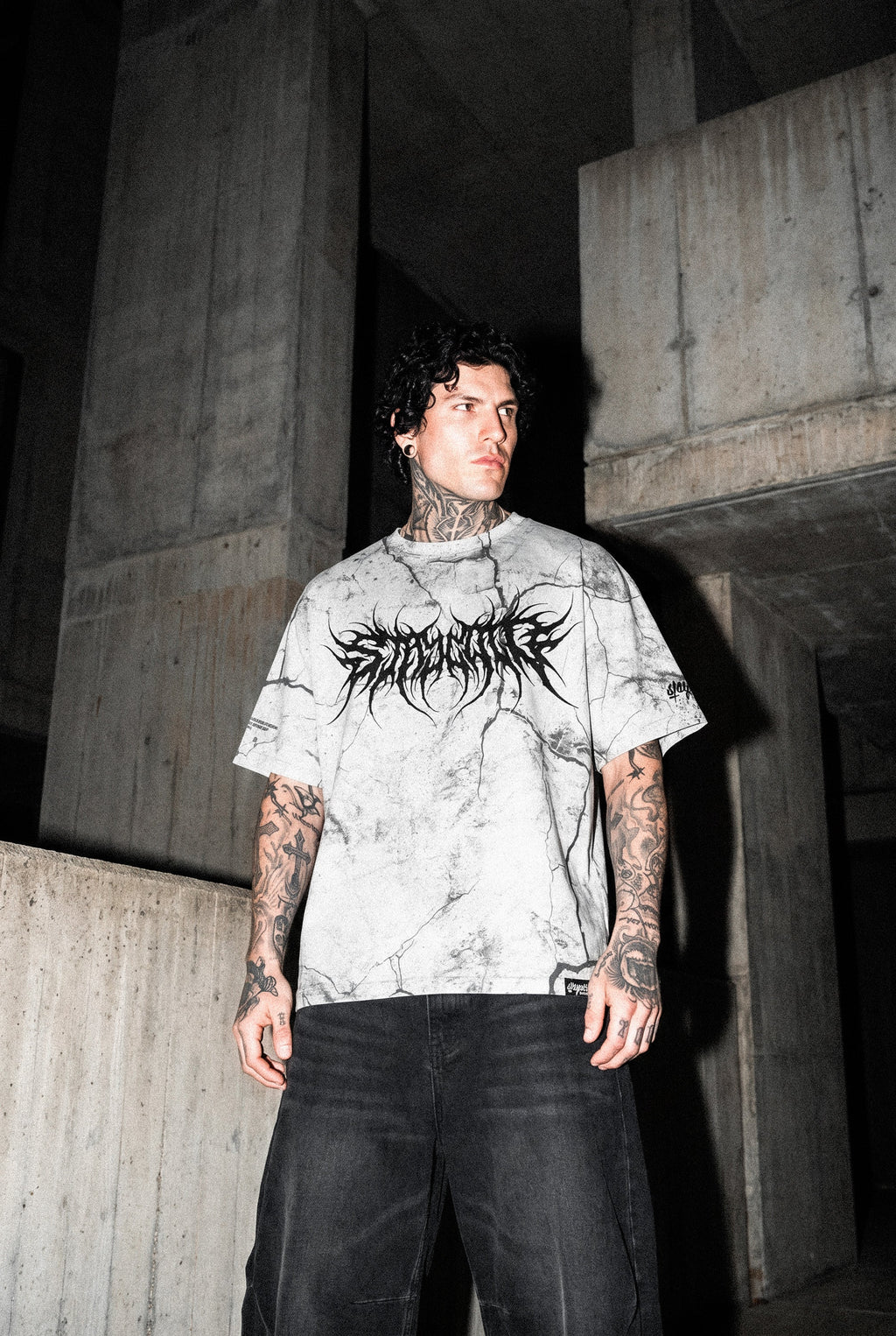 Divinity (Grey) - Oversized T-Shirt (200GSM)