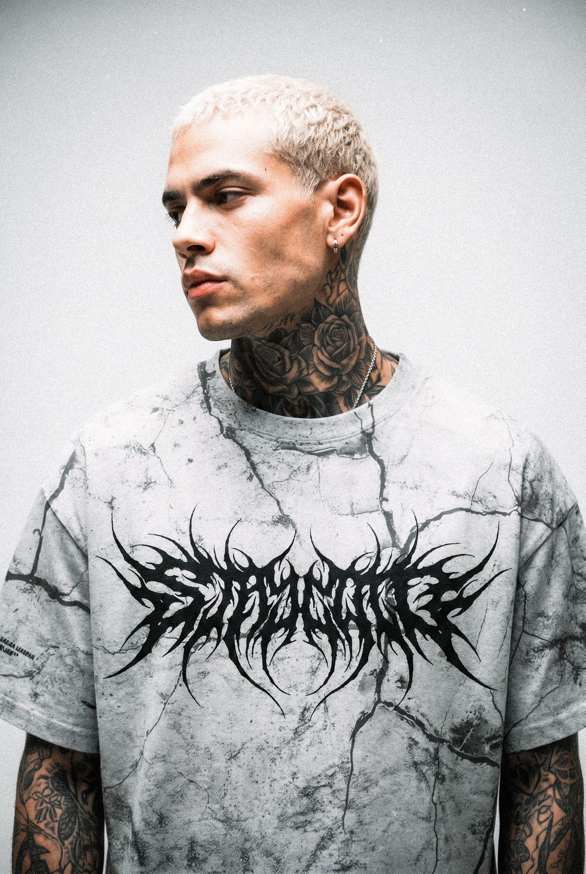 Divinity (Grey) - Oversized T-Shirt (200GSM)