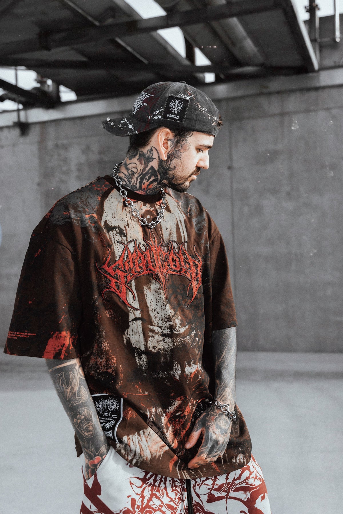 Excommunicated (Brown) - Heavy Oversized T-Shirt (250GSM)