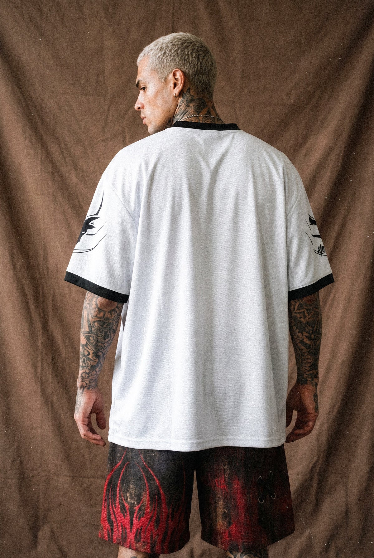 Galactico (White) - Oversized Jersey (260GSM)