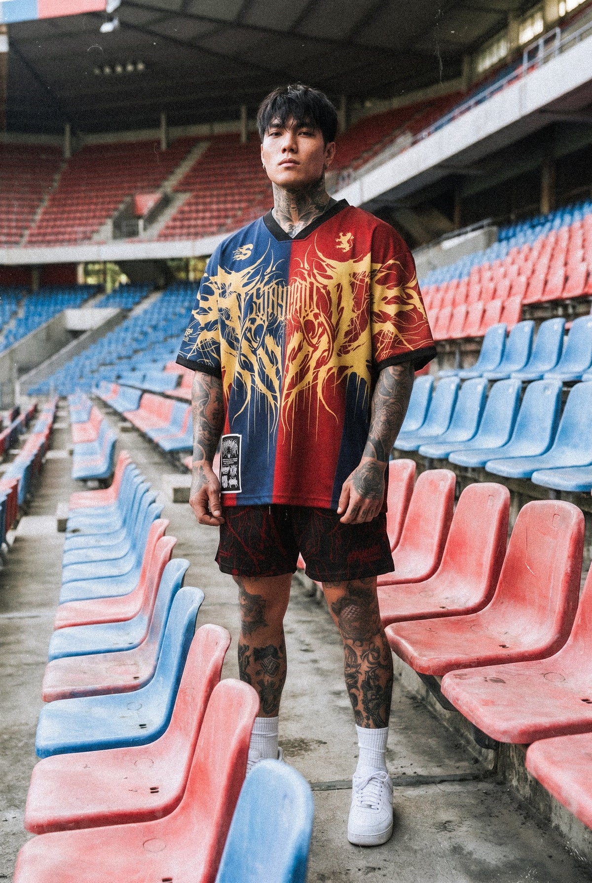 Garnet (Allover) - Oversized Jersey (260GSM)
