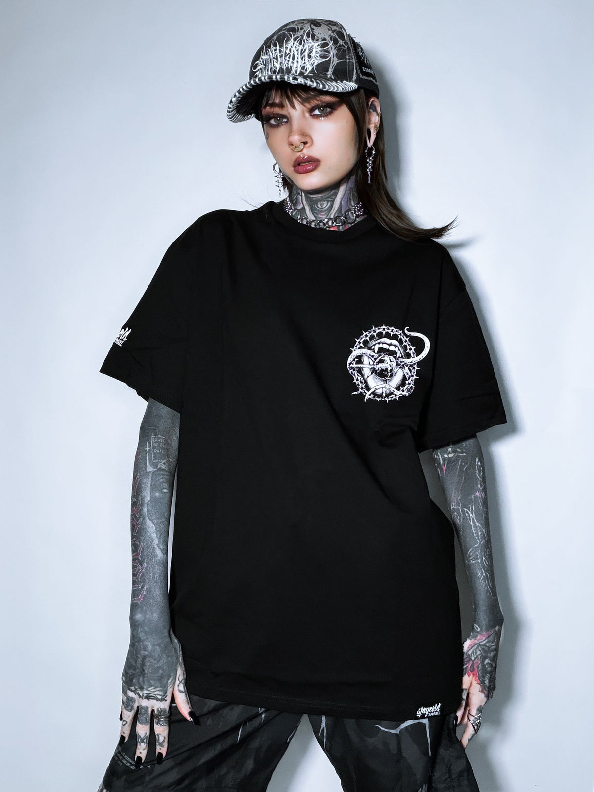Gravewire (Black) - Regular T-Shirt (200GSM)