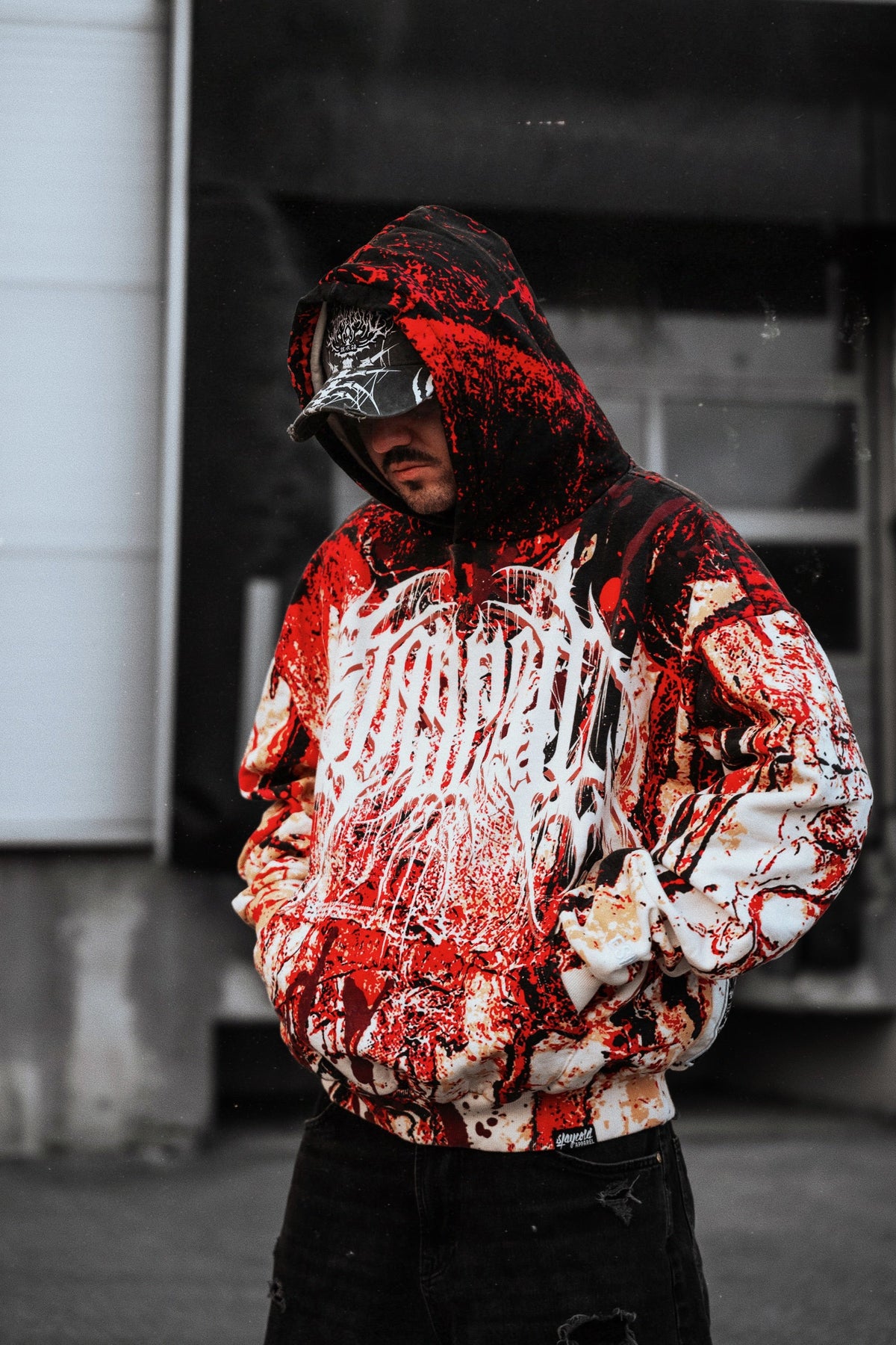 Immortal Bloodline (Allover) - Heavy Oversized Hoodie (400GSM)