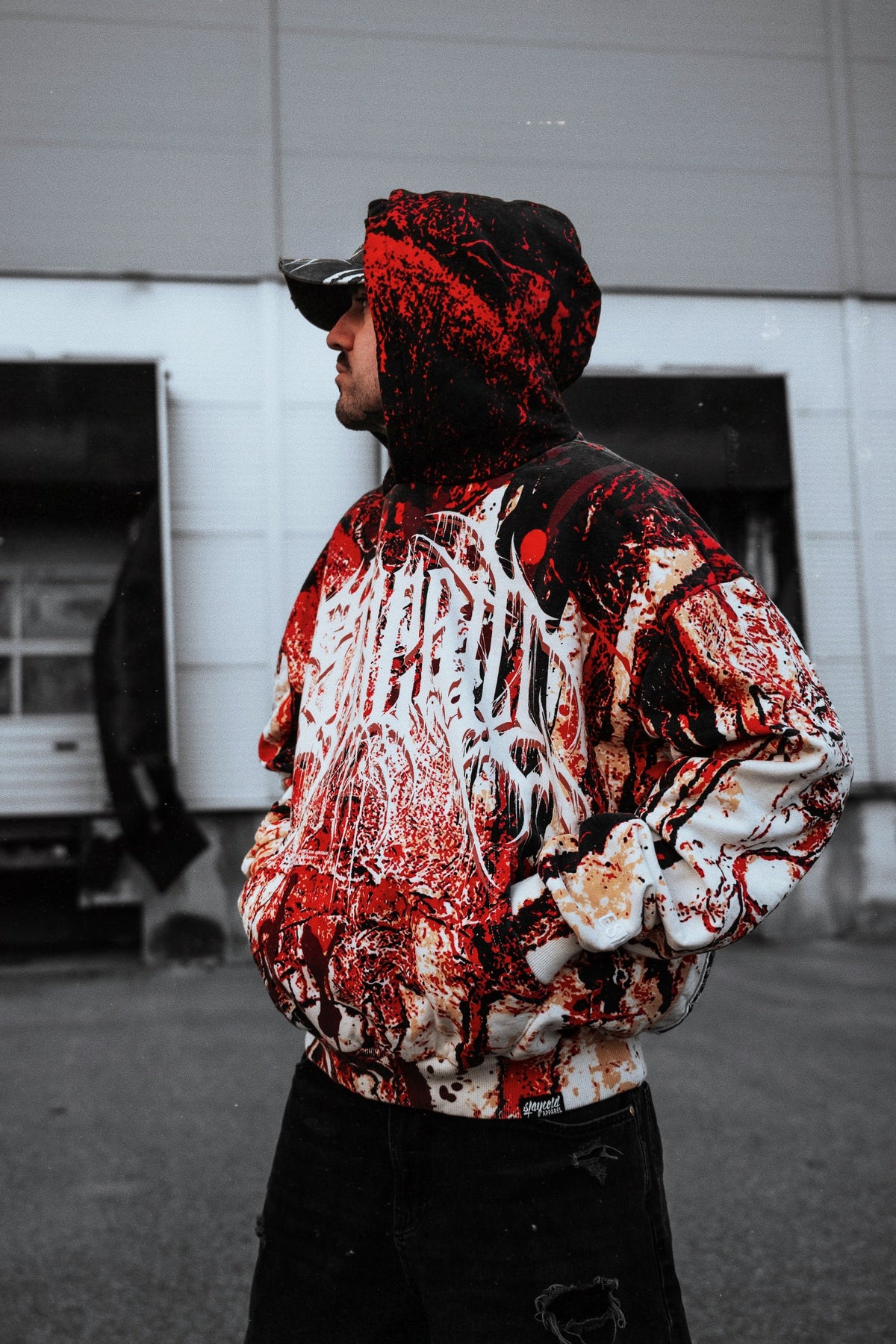 Immortal Bloodline (Allover) - Heavy Oversized Hoodie (400GSM)