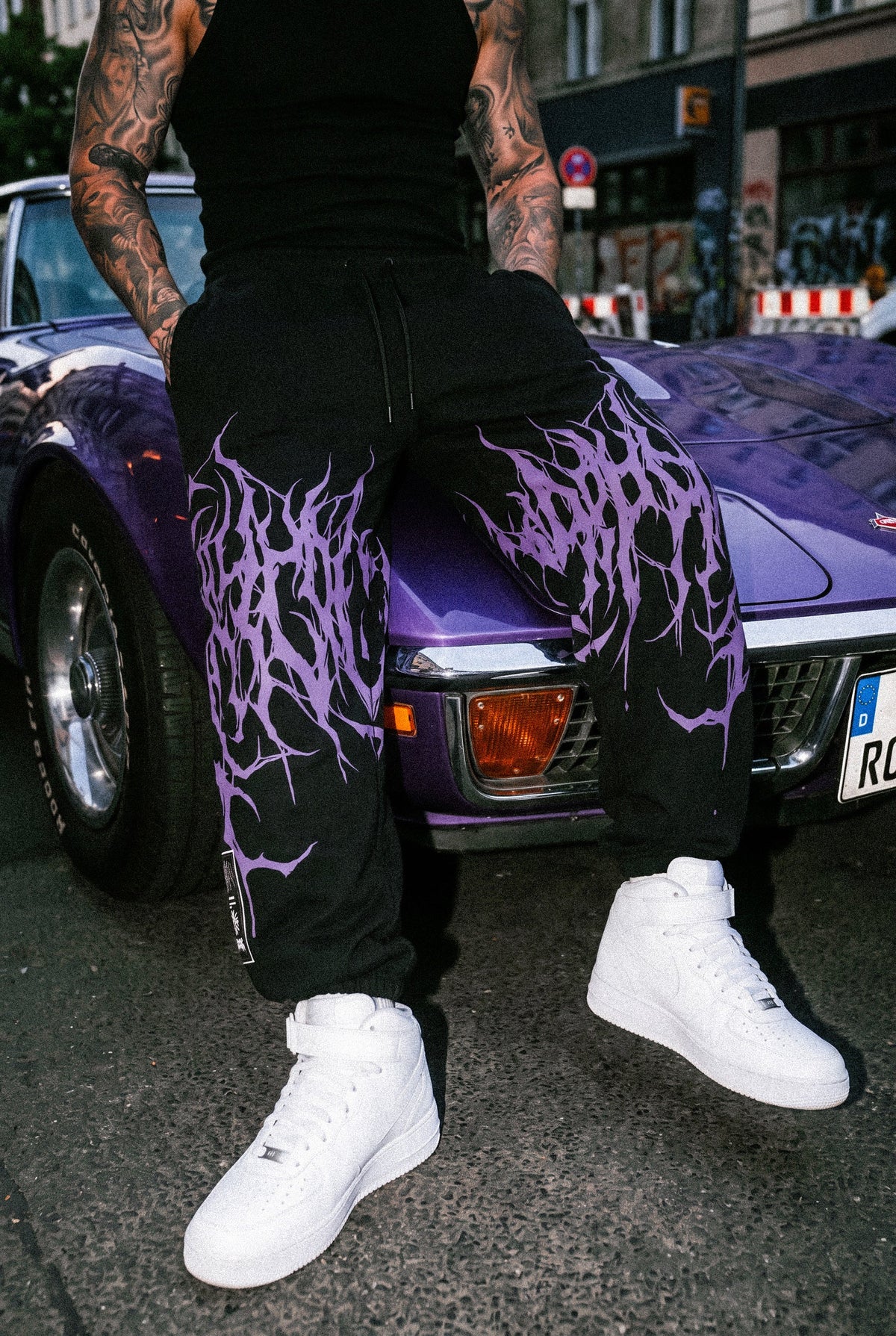 Reign Of Blood (Dark Purple) - Sweatpants (350GSM)