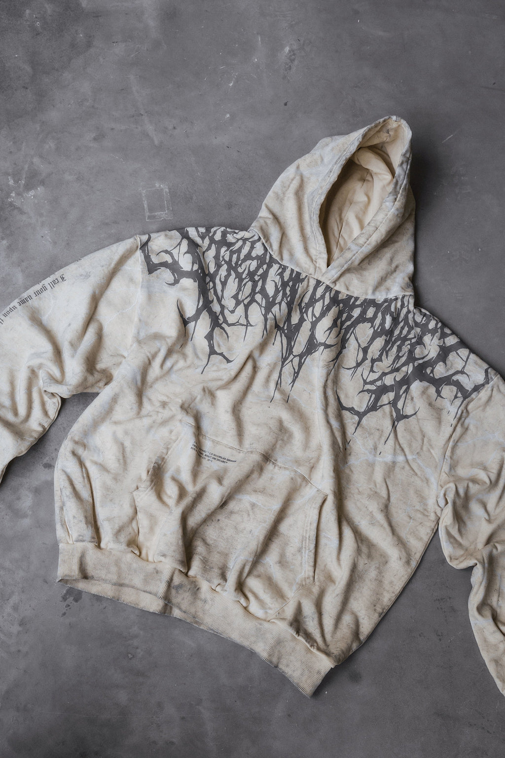 Reign Of Blood (Sand) - Heavy Oversized Hoodie (400GSM)