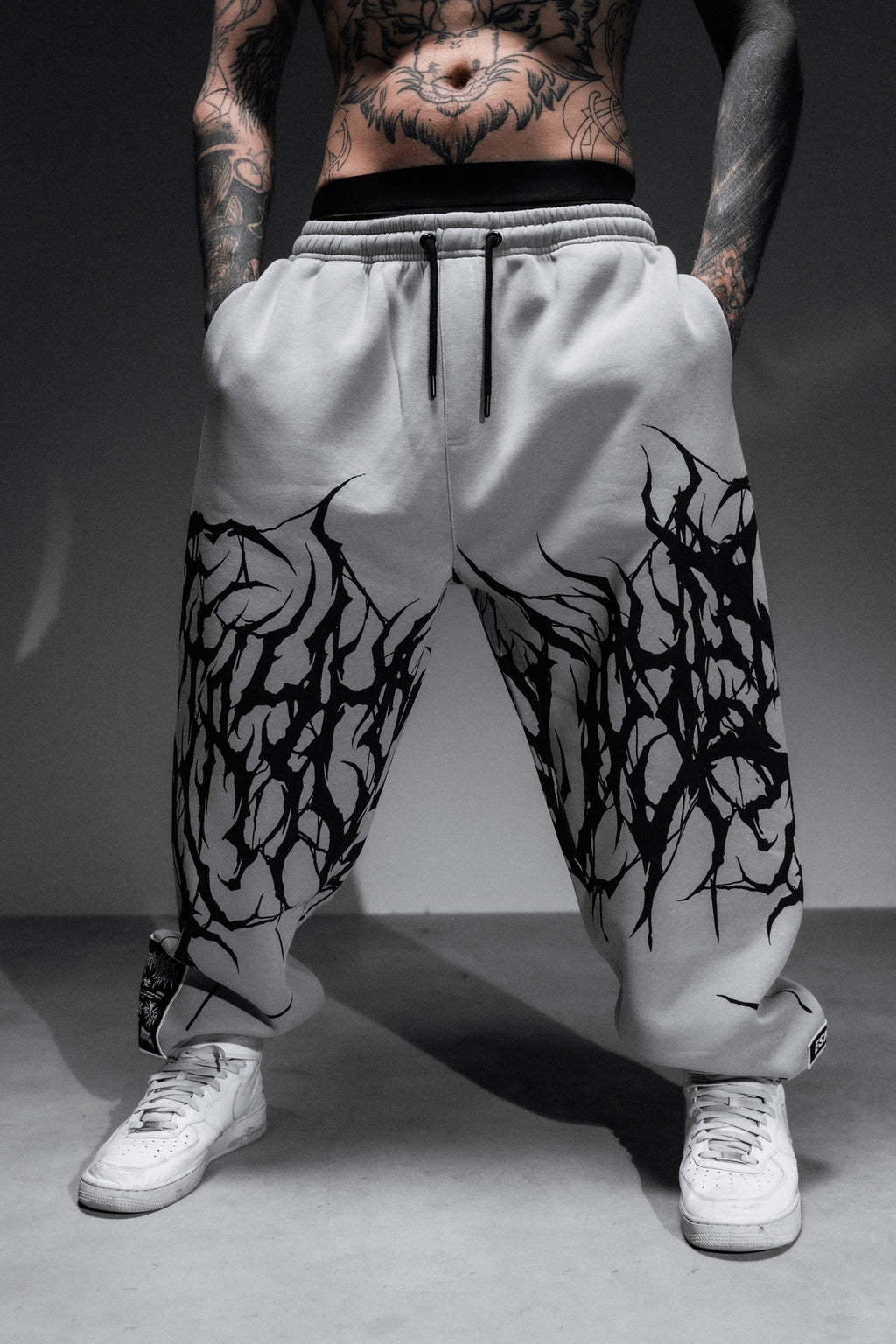 Reign Of Blood (Grey) - Sweatpants (350GSM)