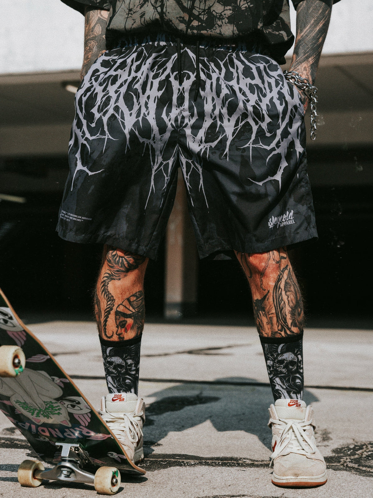 Reign Of Blood (Grey Dye) - Boardshorts