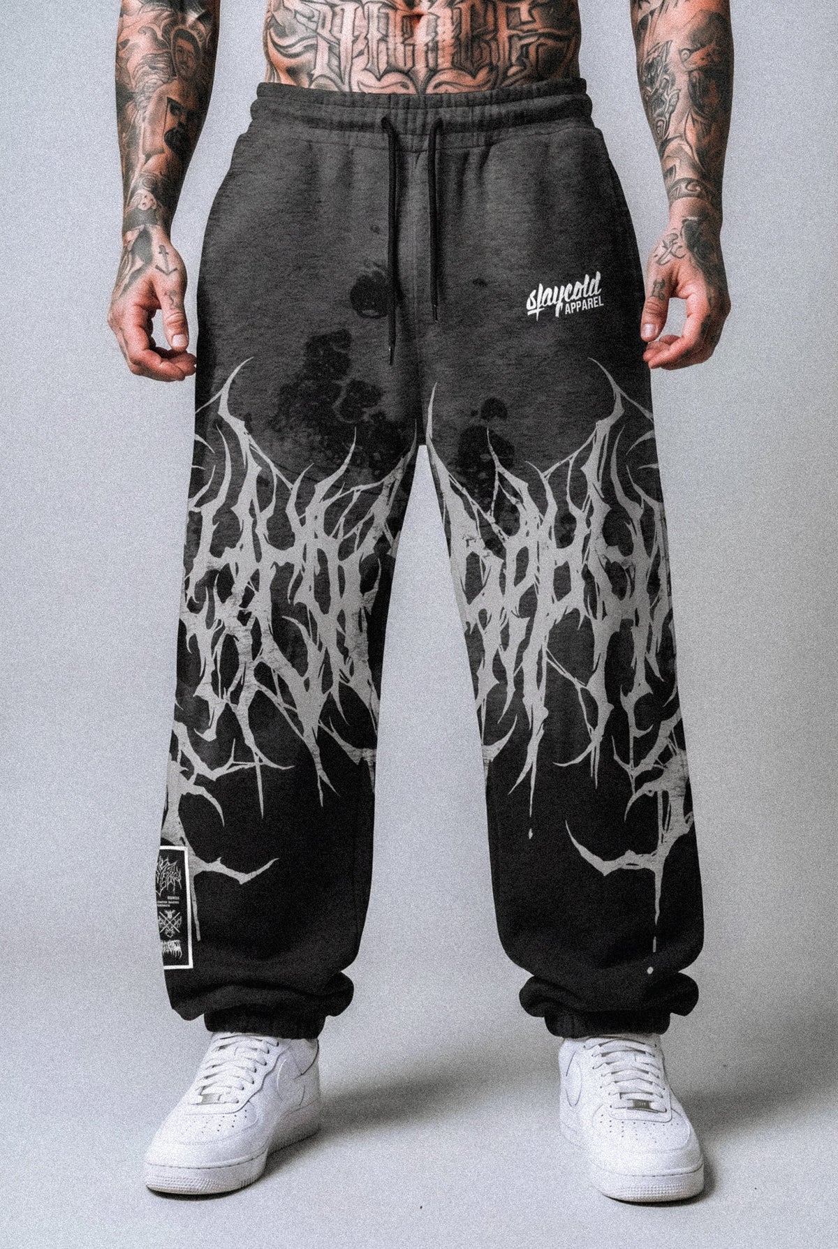 Reign Of Blood (Grey Dye) - Sweatpants (350GSM)