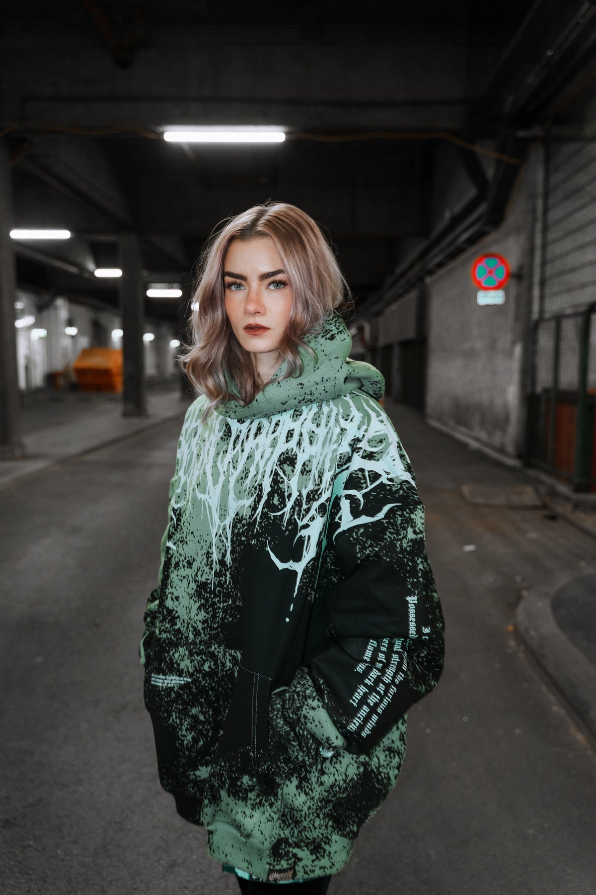 Reign Of Blood (Menthol) - Oversized Hoodie (350GSM)