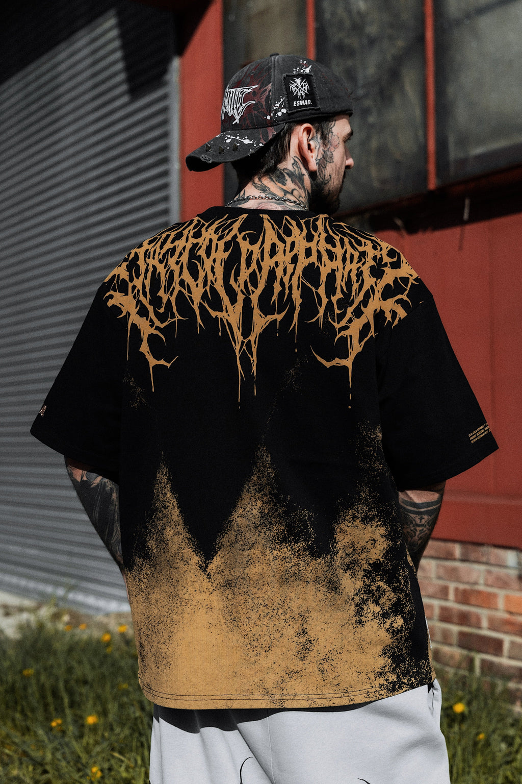 Reign Of Blood (Ocker) - Oversized T-Shirt (250GSM)