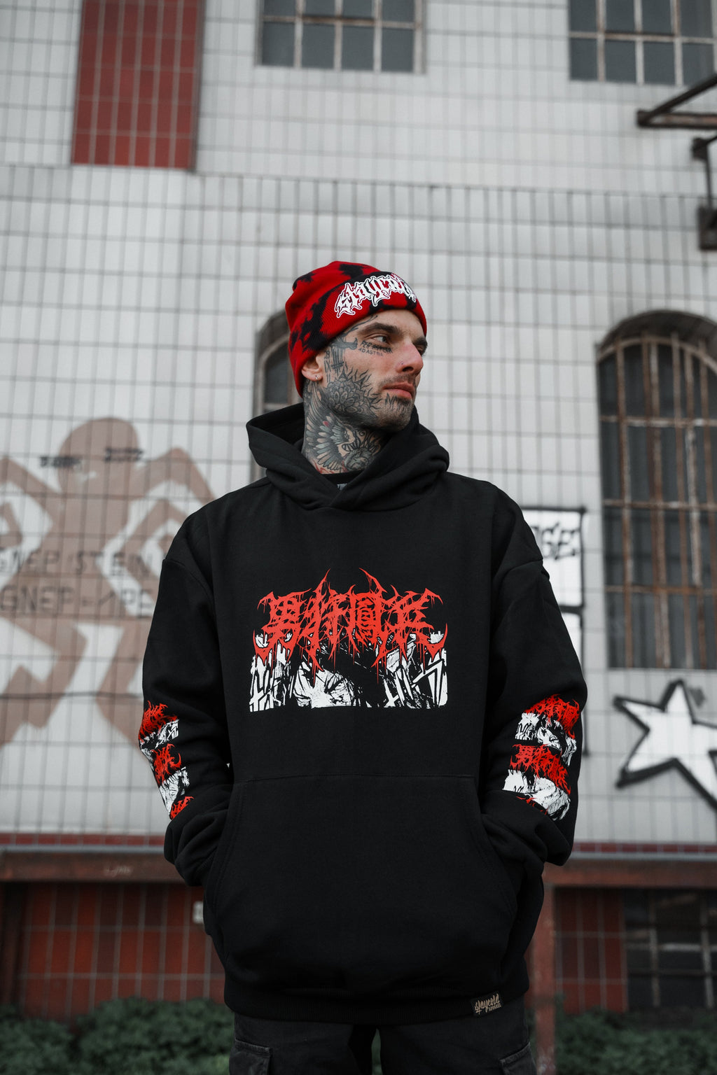 Samurai Demon - Oversized Hoodie