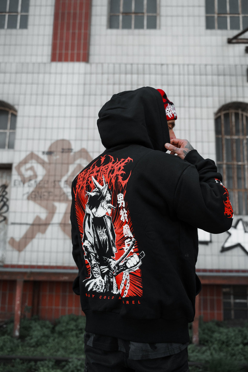 Samurai Demon - Oversized Hoodie