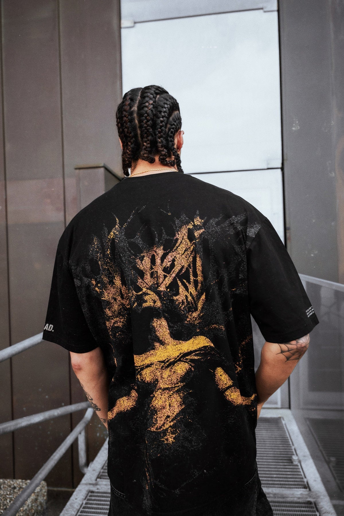 Skinwalker (Black) - Oversized T-Shirt (200GSM)