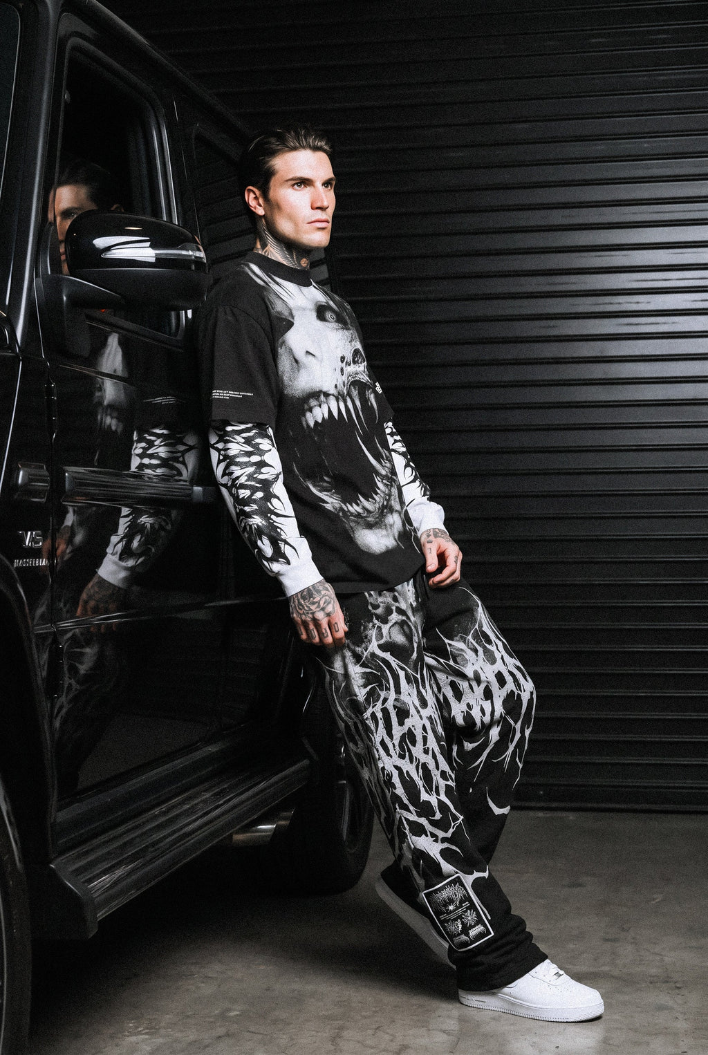 Soulshred (Black) - Double-Layer Longsleeve (250GSM)