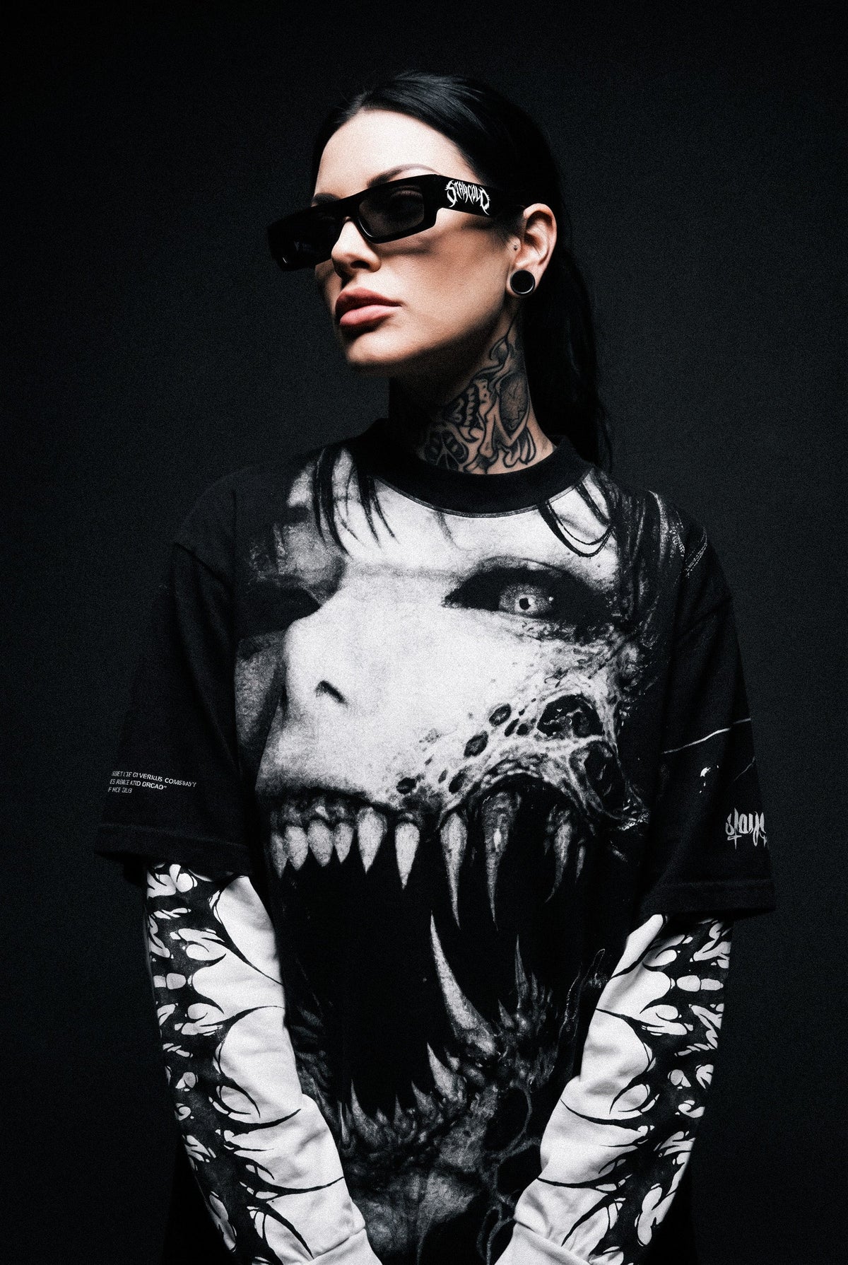 Soulshred (Black) - Double-Layer Longsleeve (250GSM)
