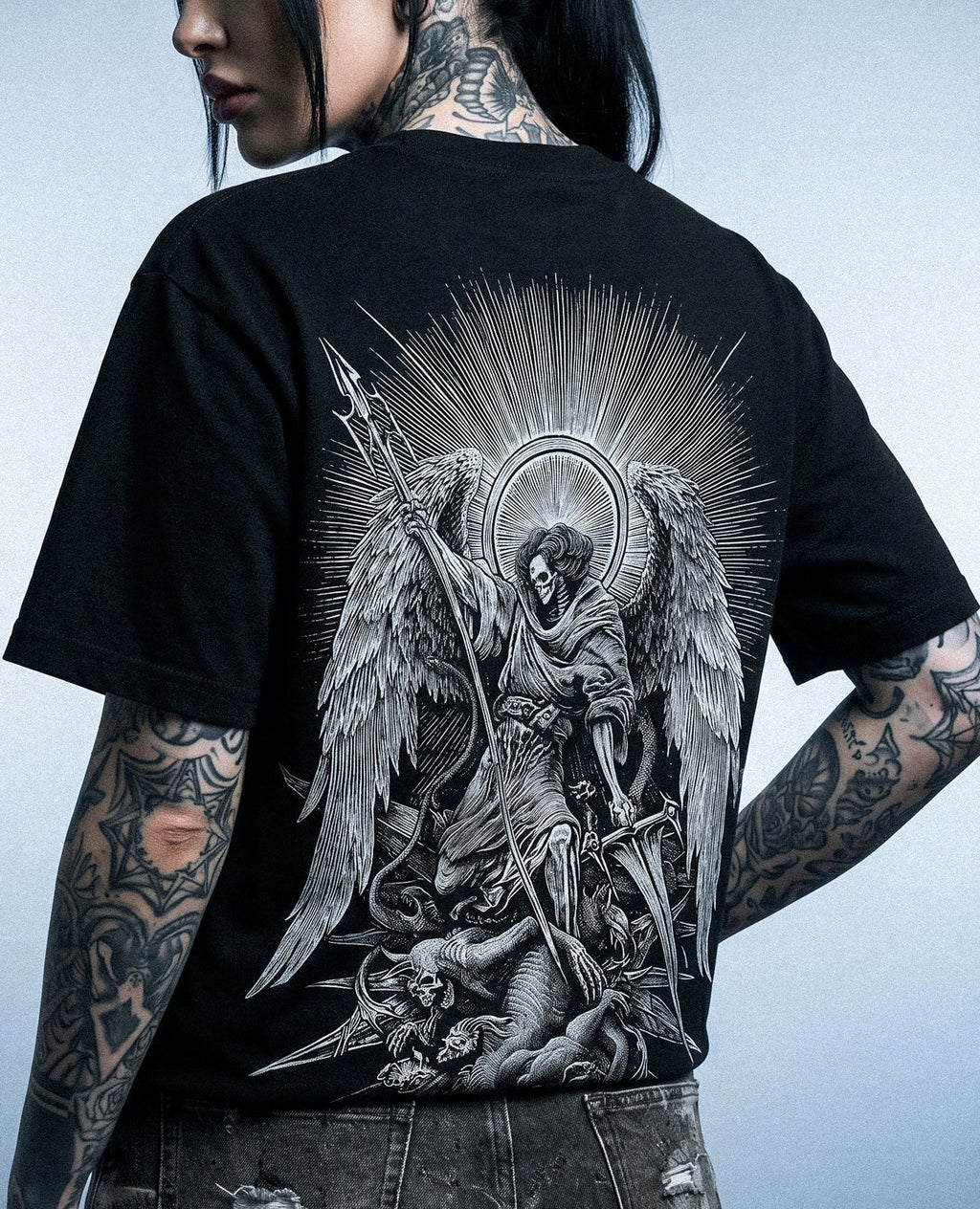 Spinebreaker (Black) - Regular T-Shirt (200GSM)