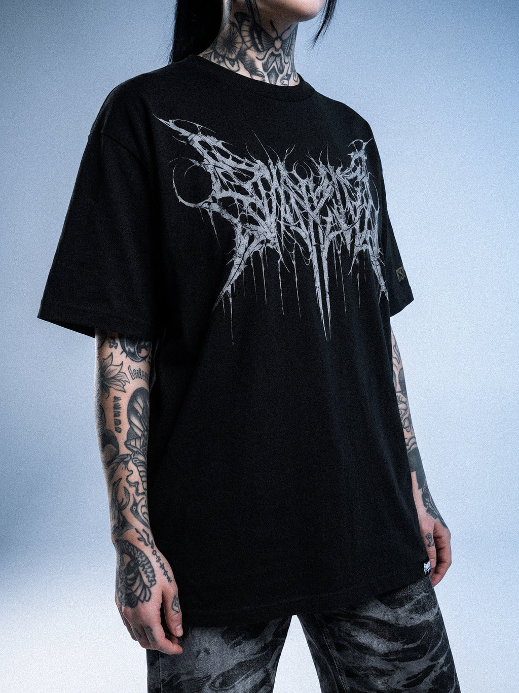 Spinebreaker (Black) - Regular T-Shirt (200GSM)