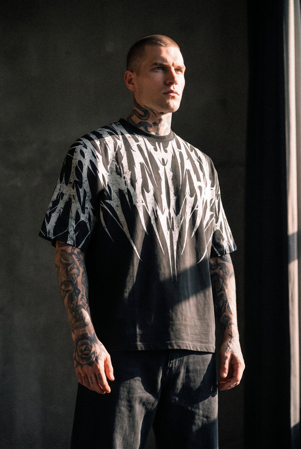Thornbreaker (White) - Oversized T-Shirt (200GSM)