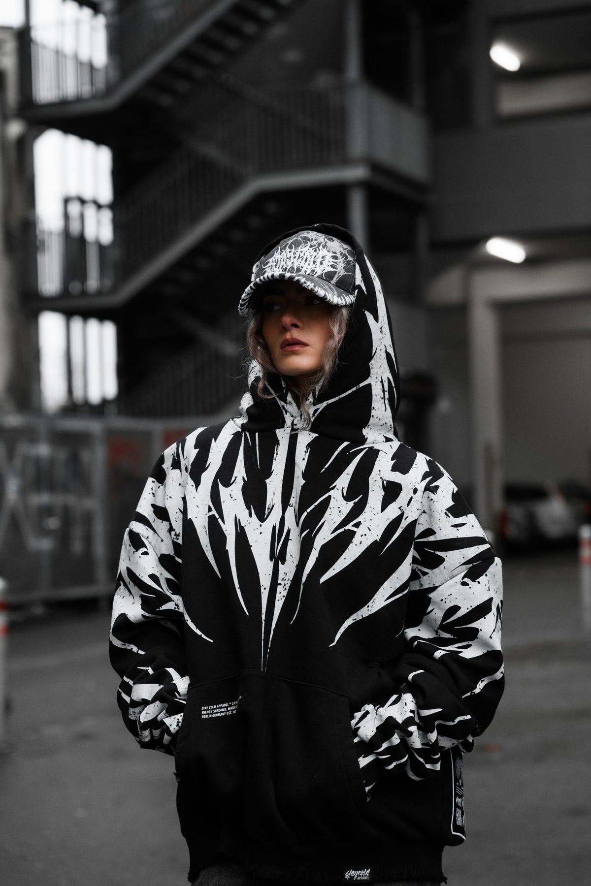 Thornbreaker (Black) - Heavy Oversized Hoodie (400GSM)