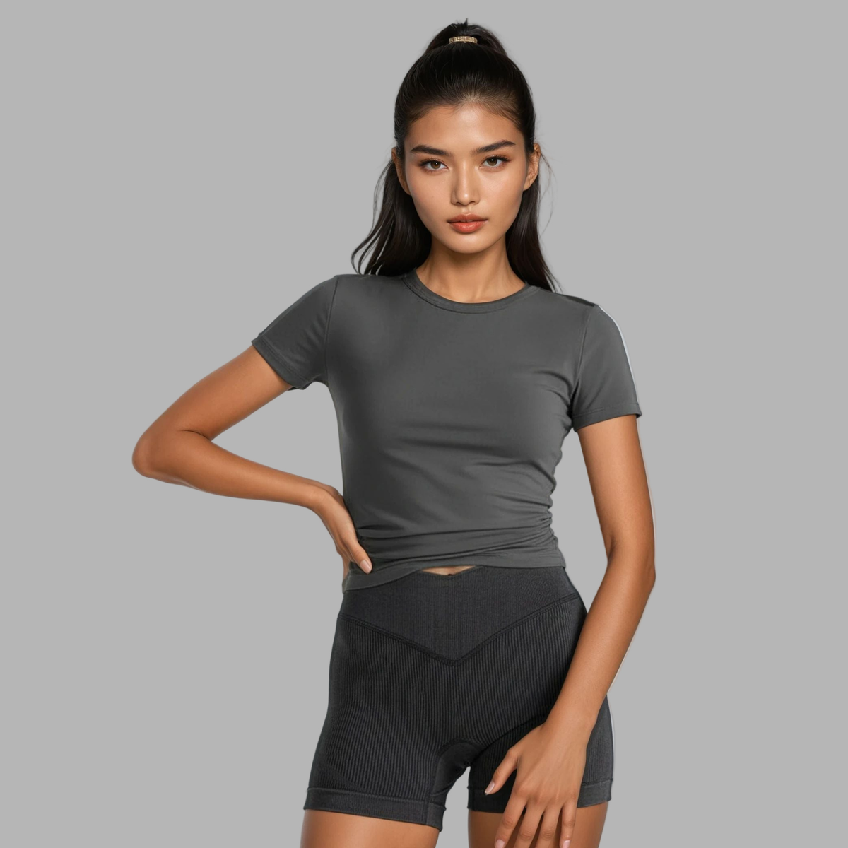 Blvck Tee with Built In Bra