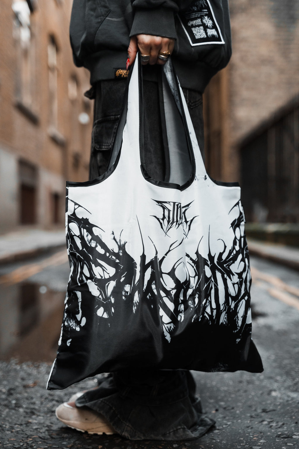 Veins Turn To Dust (Half Half) - Tote Bag
