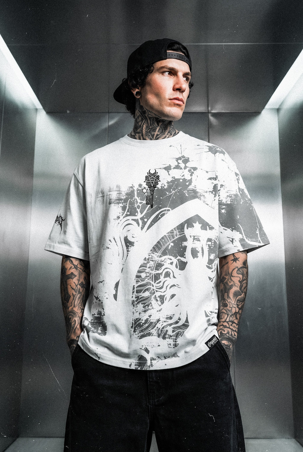 Witchy Hour (White) - Oversized T-Shirt (200GSM)